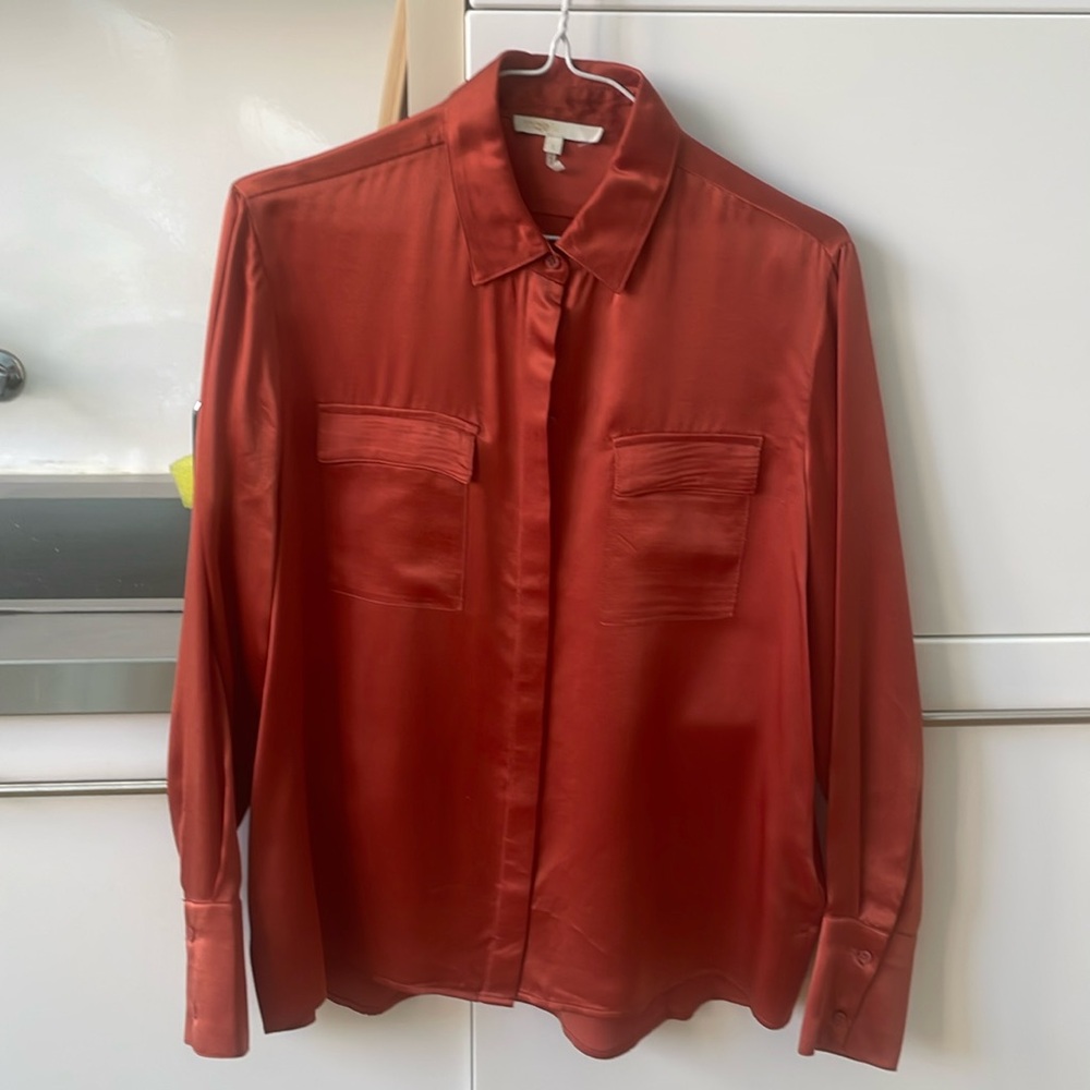 Maje 100% silk blouse in size 1
